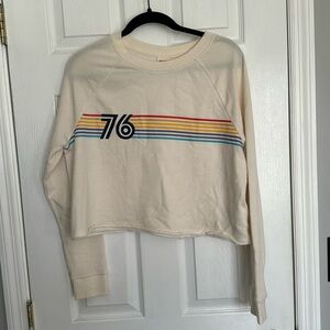 Vintage Looking Cropped Sweatshirt